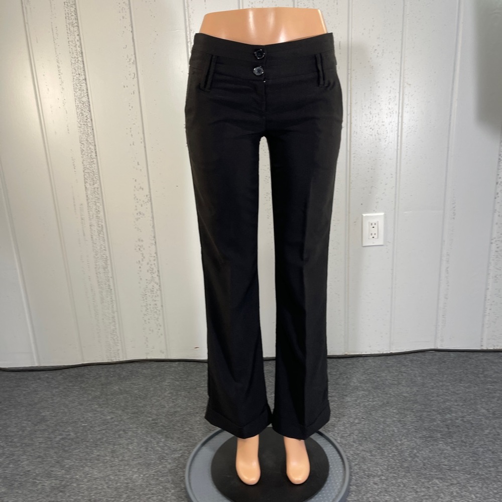 * Rampage  Women's Black Cuffed Dress pant Size 5